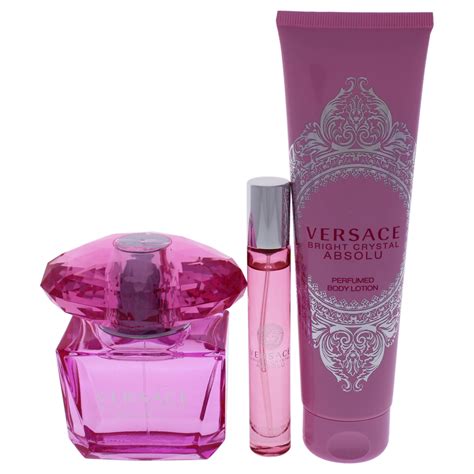 versace bright crystal women's perfume gift set|versace bright crystal on sale.